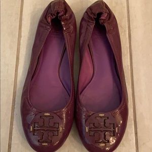 Tory Burch leather reva flats